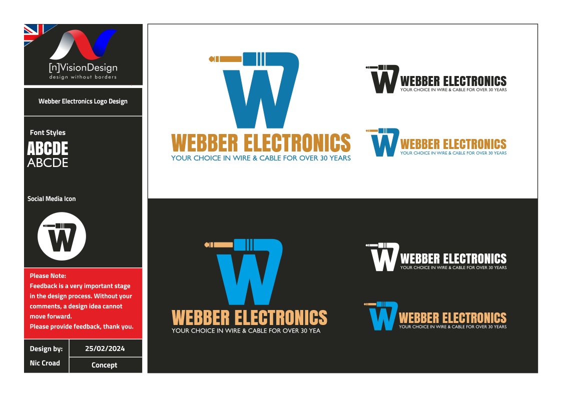 Logo-Design von nvisiondesign.co.uk für Webber Electronics | Design #32418857