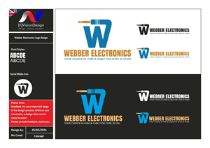 Logo Design by nvisiondesign.co.uk for Webber Electronics | Design: #32418857