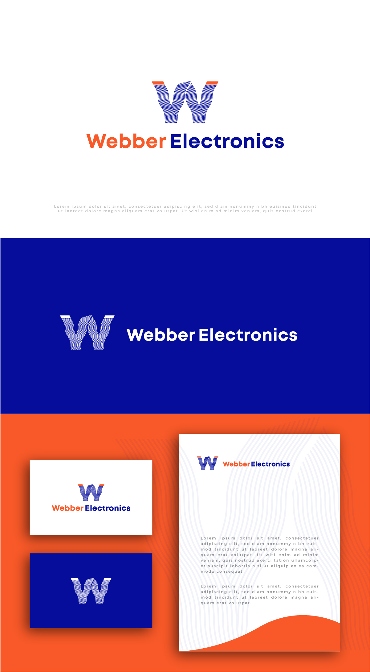 Logo Design by 99 Art.. for Webber Electronics | Design #32415962