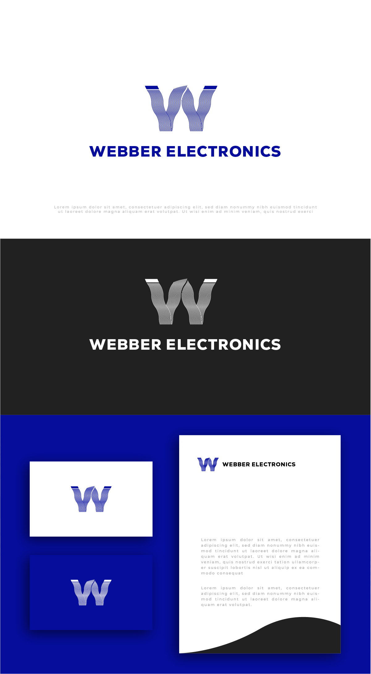 Logo Design by 99 Art.. for Webber Electronics | Design #32415963