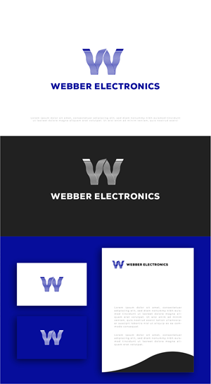 Logo Design by 99 Art.. for Webber Electronics | Design: #32415963