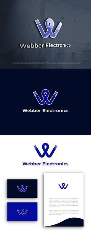 Logo Design by 99 Art.. for Webber Electronics | Design: #32417088