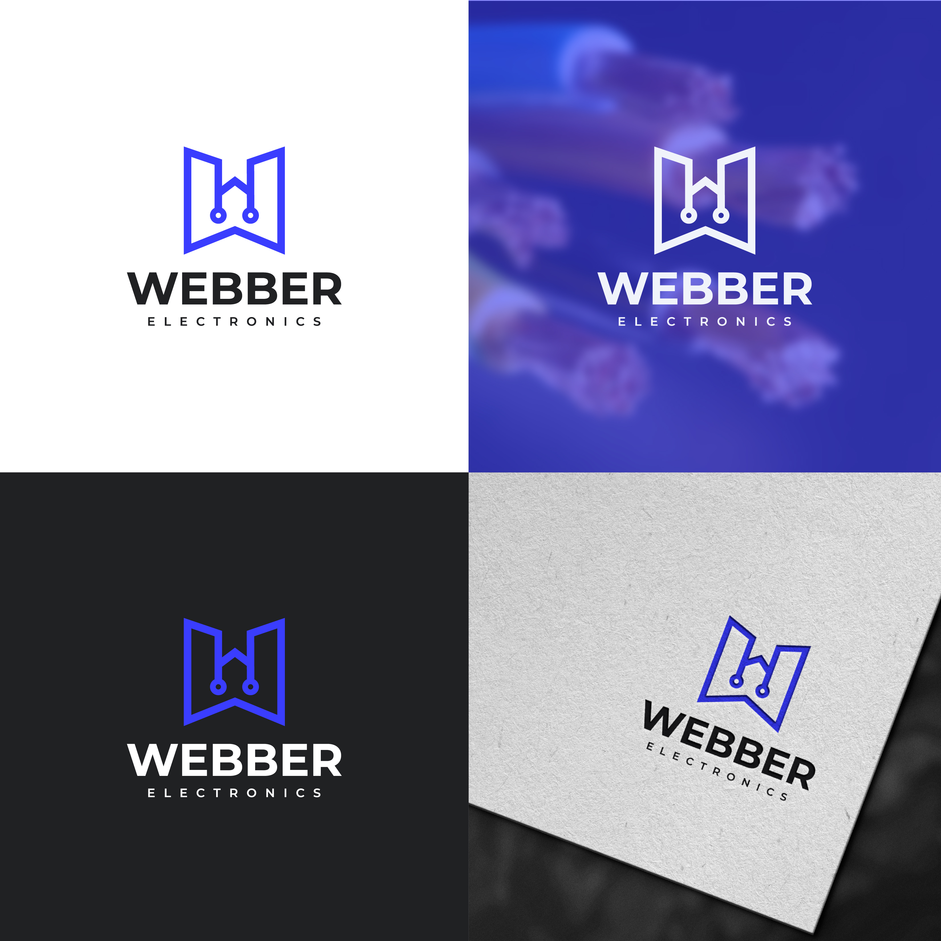 Logo Design by Hasin_Designs for Webber Electronics | Design #32420110
