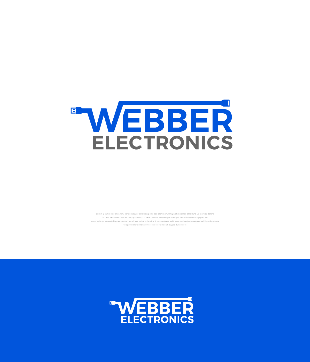 Logo Design by apik. for Webber Electronics | Design #32415661
