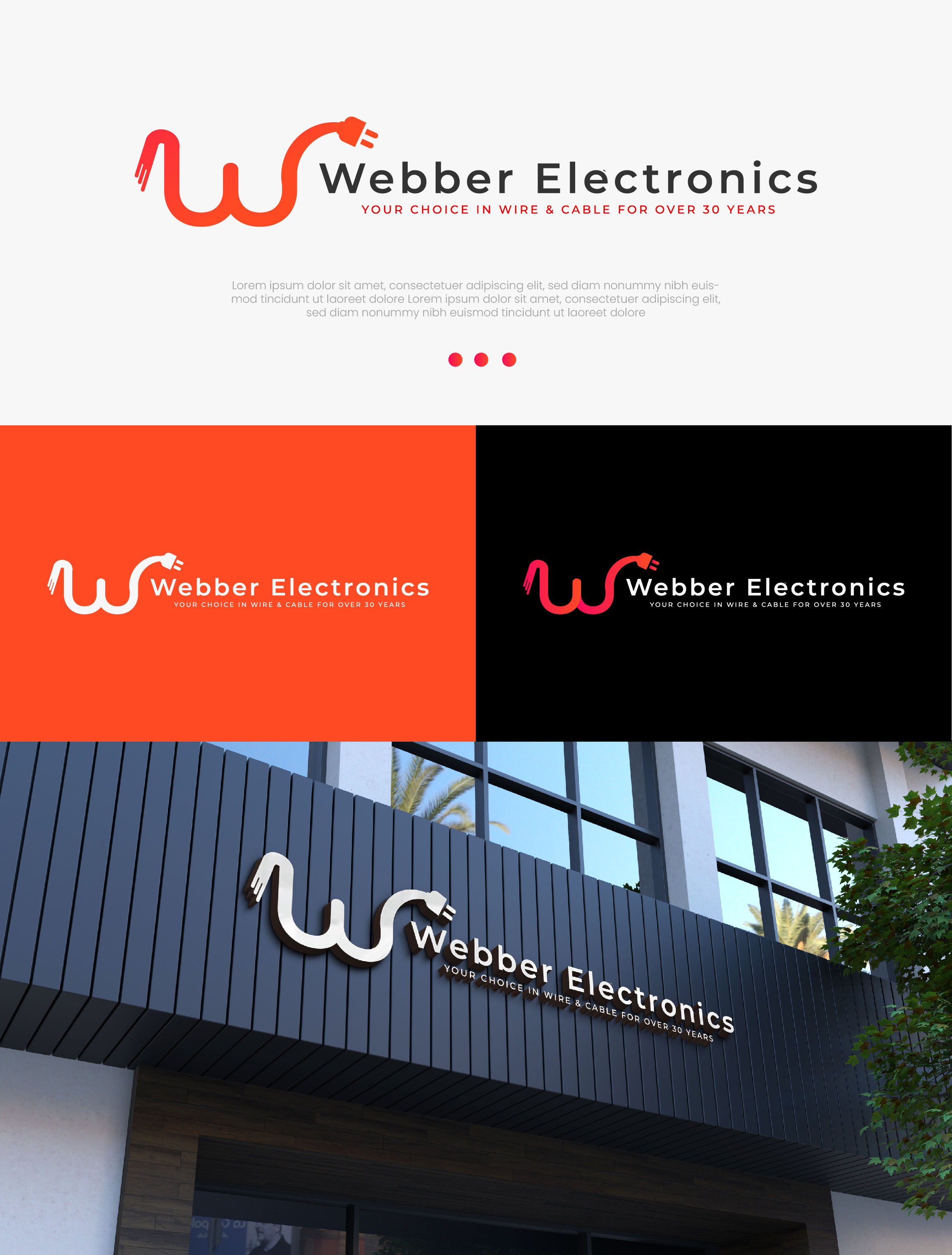 Logo Design by AliArsh for Webber Electronics | Design #32417091