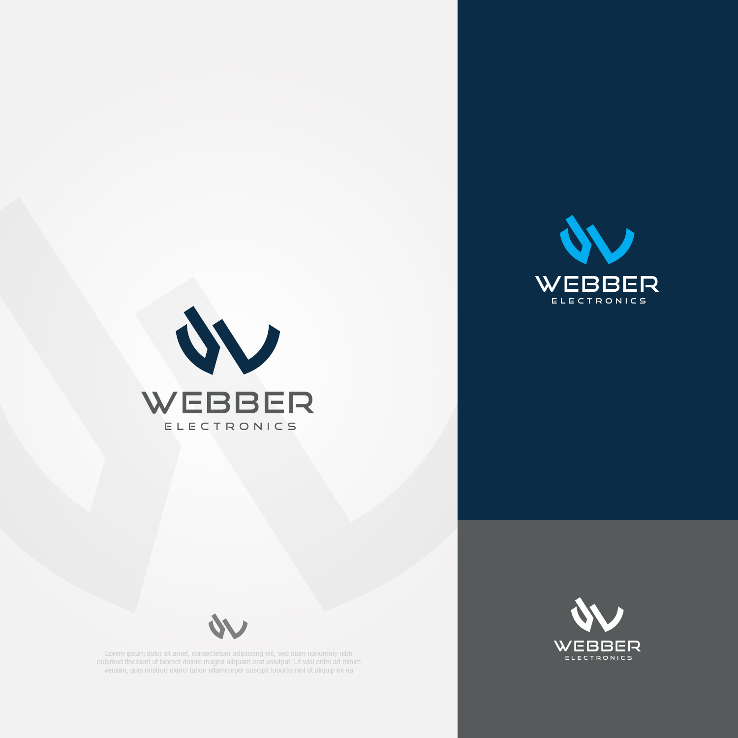 Logo Design by Coneagles for Webber Electronics | Design #32414987