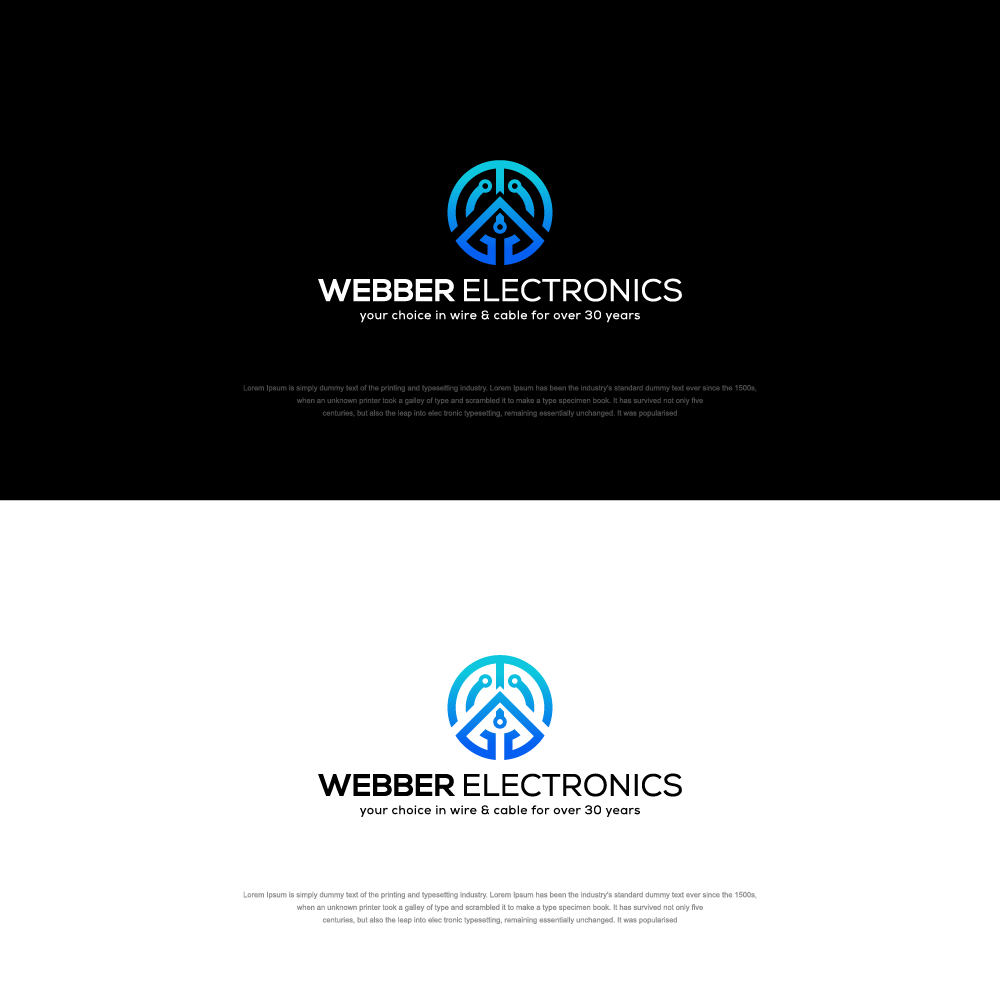 Logo Design by sushsharma99 for Webber Electronics | Design #32416883