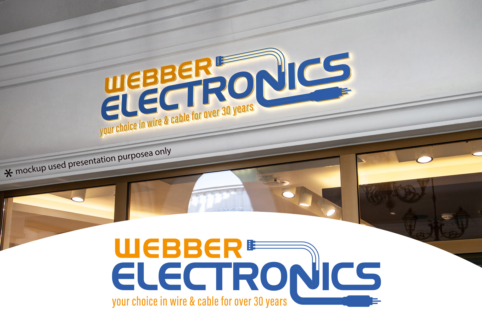 Logo Design by Rubia@ for Webber Electronics | Design #32415887