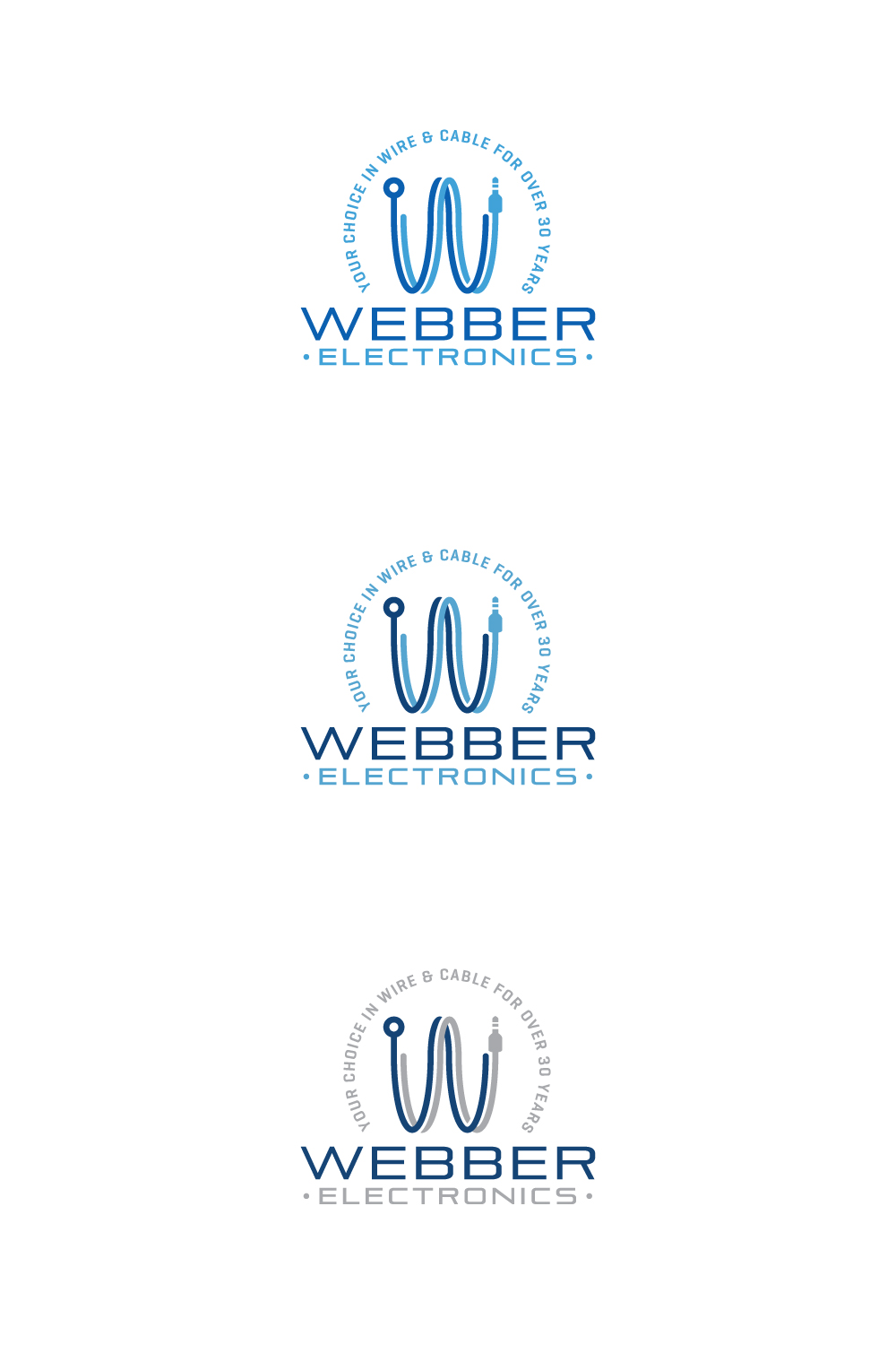 Logo Design by Trident for Webber Electronics | Design #32434351