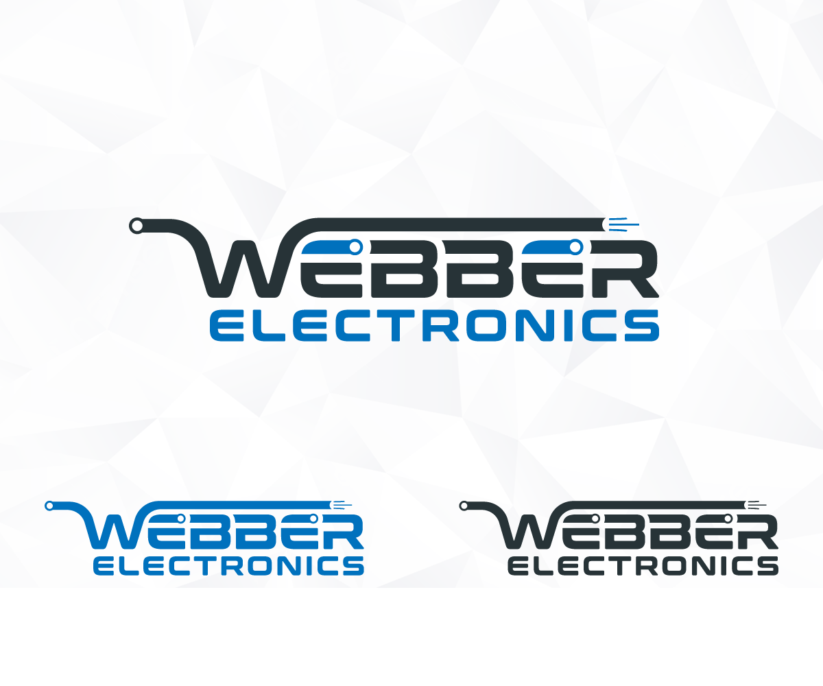 Logo Design by AlphabetZero.co.uk for Webber Electronics | Design #32422152