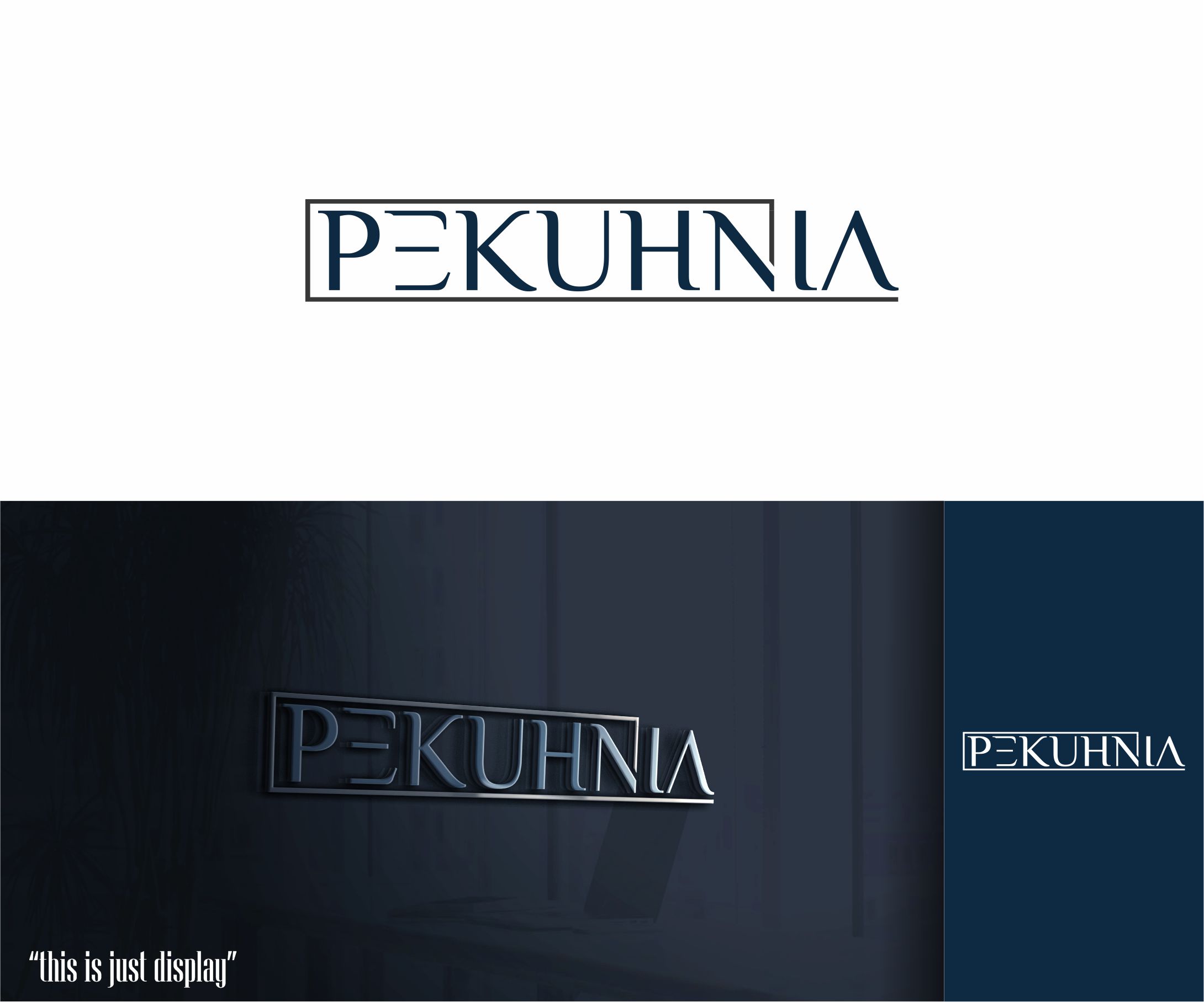 Logo Design by alkaline for PEKUHNIA Management GmbH | Design #32420506