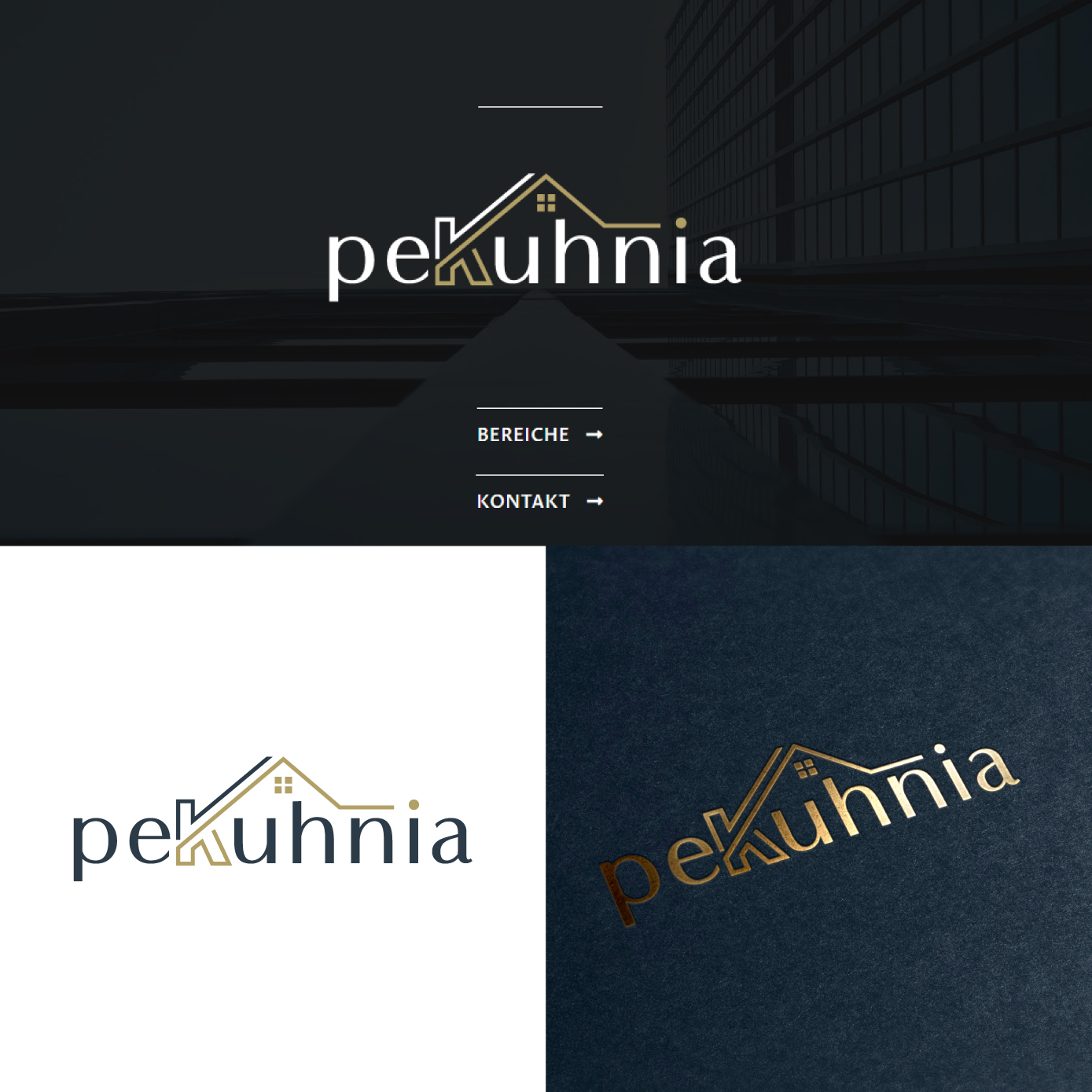 Logo Design by Radsky17 for PEKUHNIA Management GmbH | Design #32422651