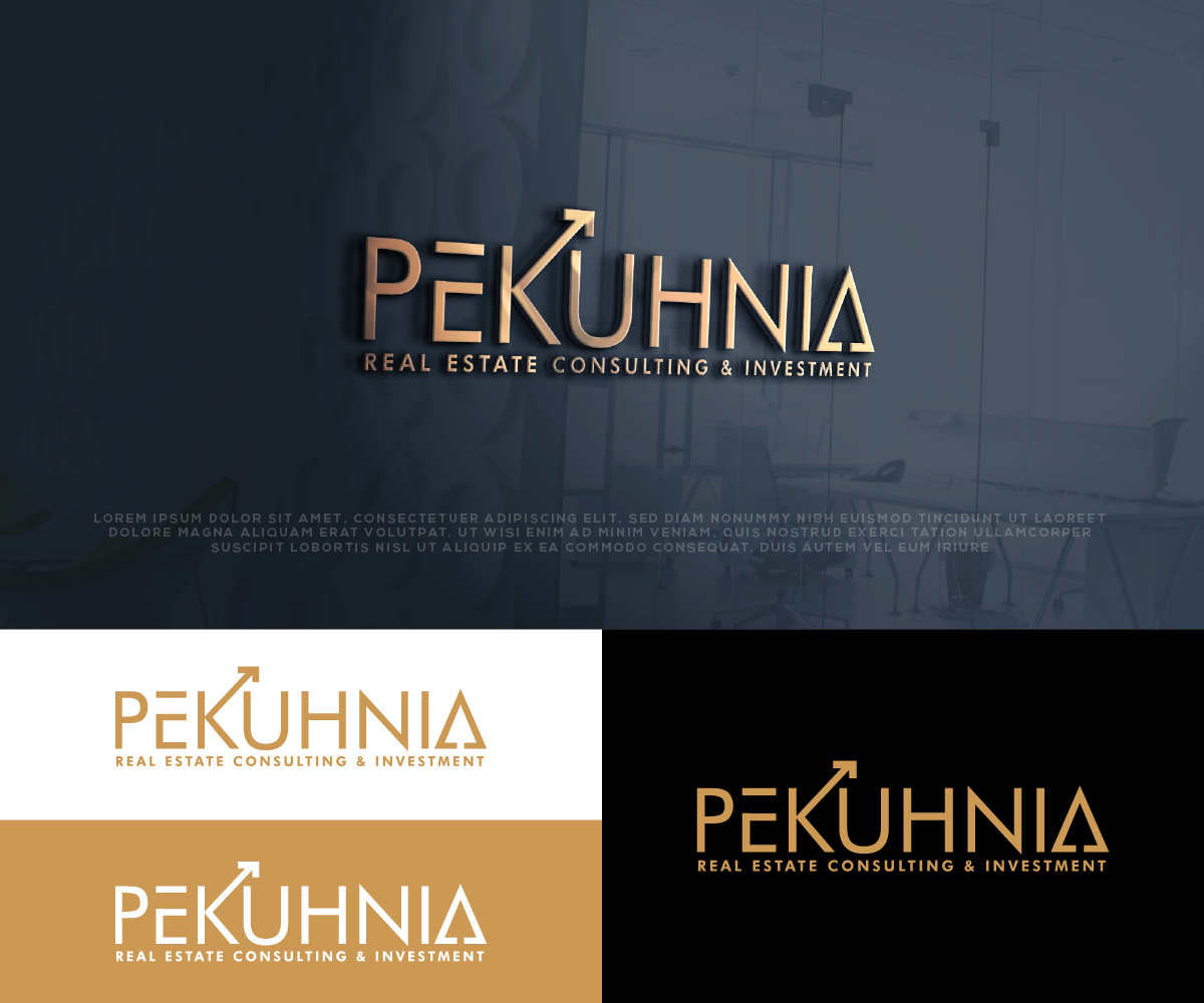 Logo Design by AlphabetZero.co.uk for PEKUHNIA Management GmbH | Design #32429625