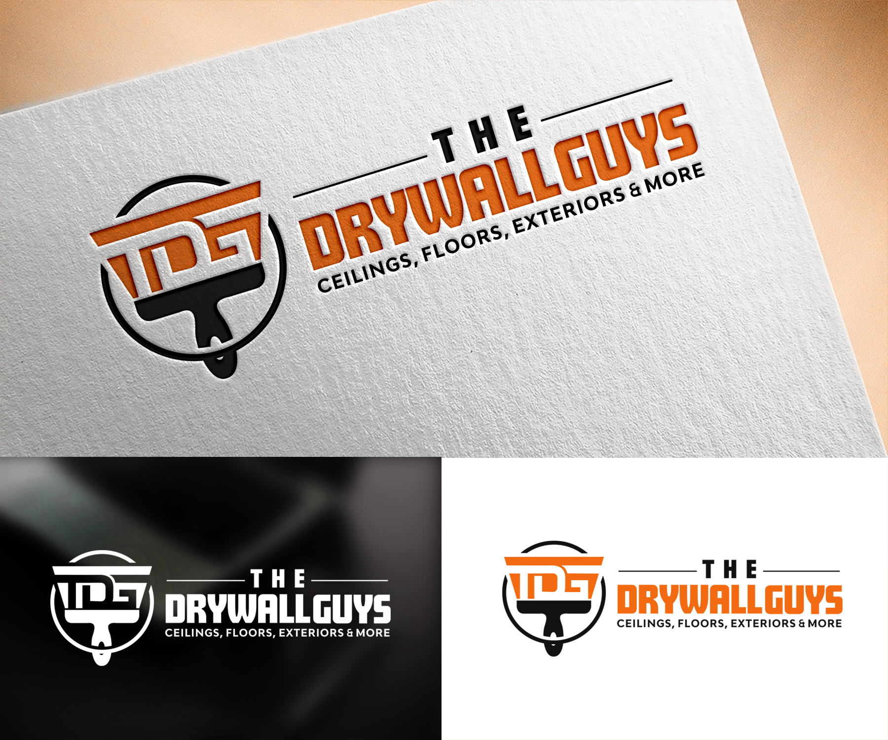Logo Design by Vishak vasu for The Drywall Guys | Design #32474946