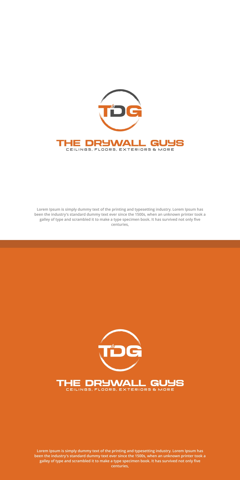 Diseño de Logo por SigmaStudio para The Drywall Guys | Diseño #32429563