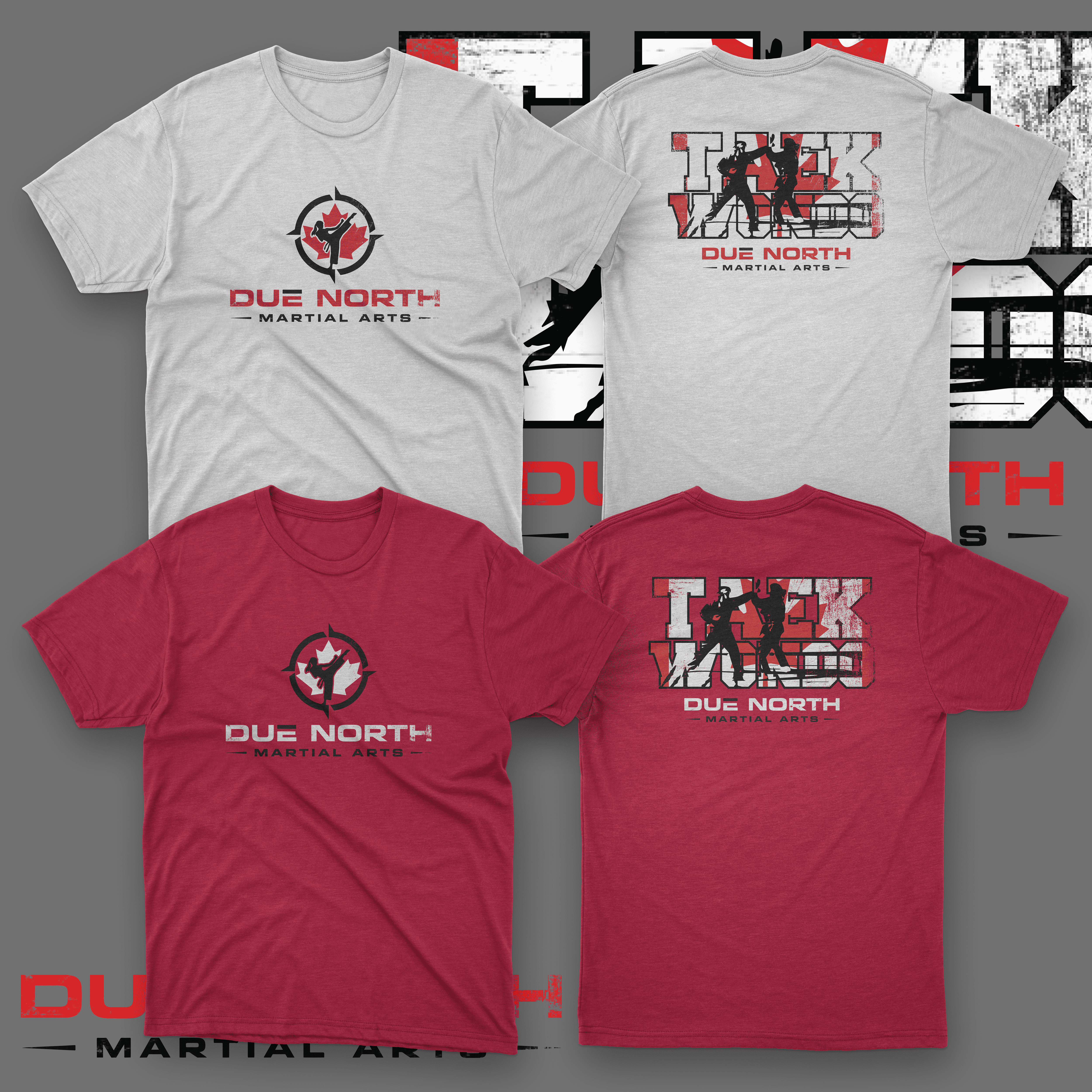 T-shirt Design by V FOUR DESIGN for Due North Martial Arts | Design #32433409