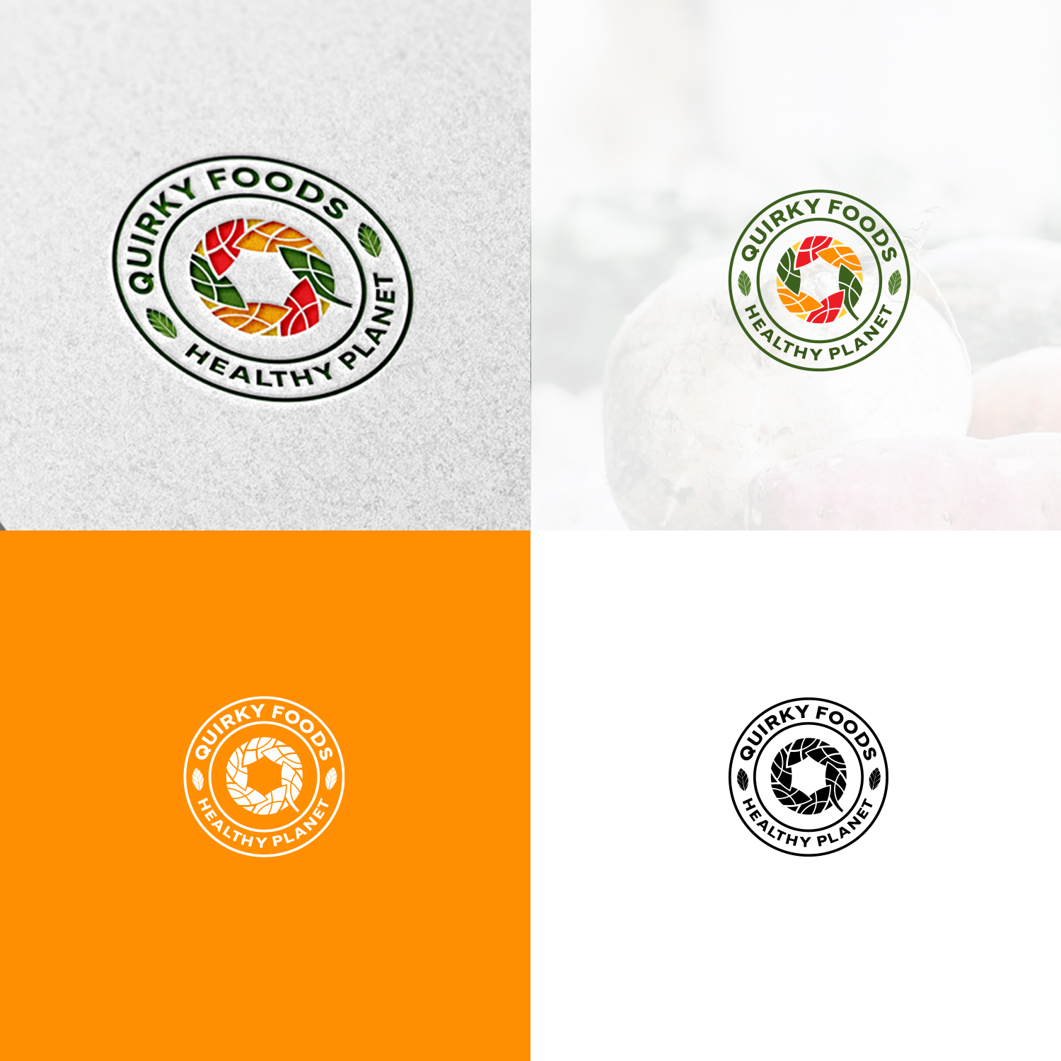 Logo Design by DraganaK. for Quirky Foods Corp. | Design #32470021
