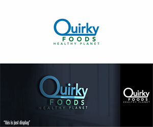 Logo Design by alkaline for Quirky Foods Corp. | Design: #32432103