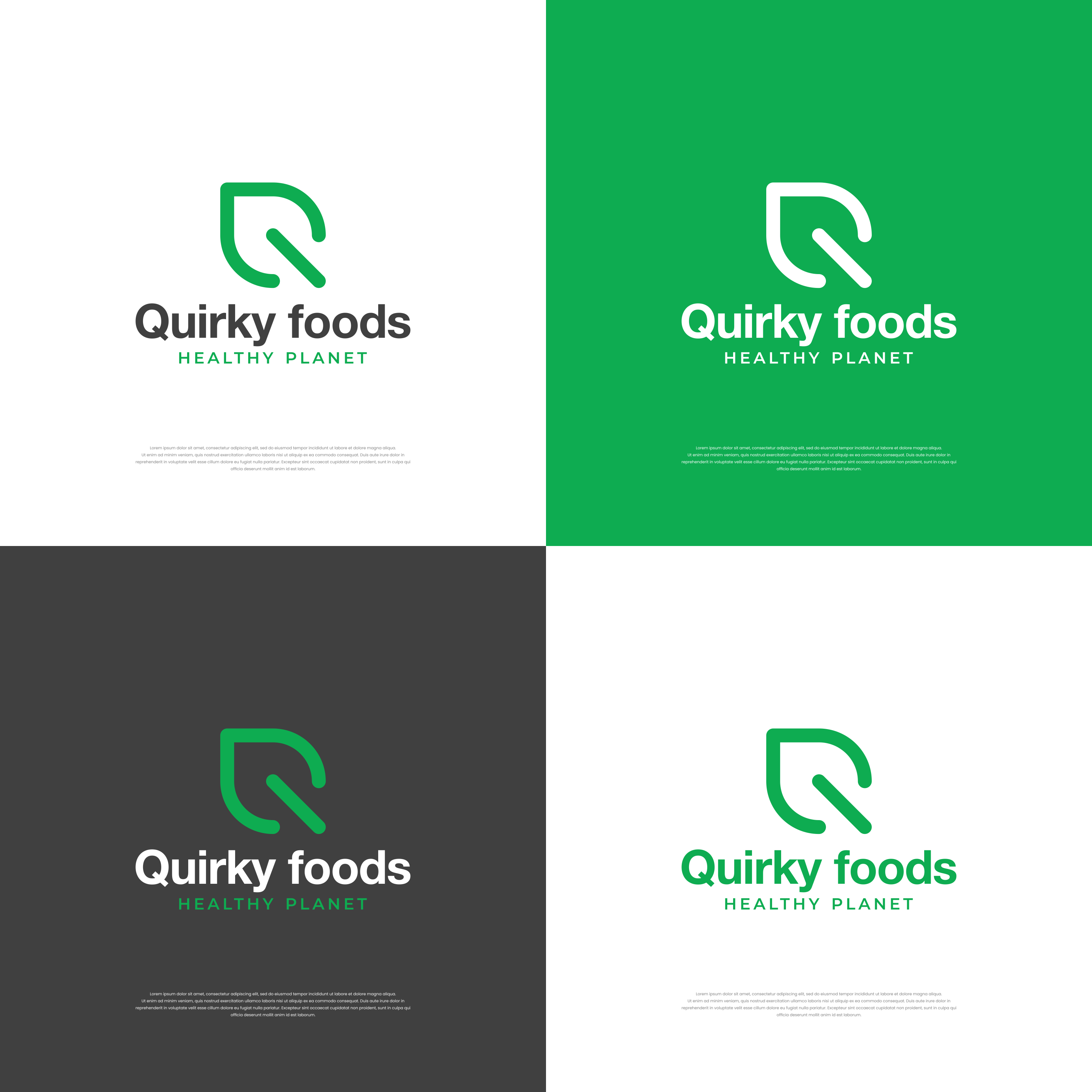 Logo Design by ge.logo for Quirky Foods Corp. | Design #32435608