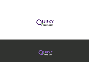 Logo Design by Hiccups Design for Quirky Foods Corp. | Design: #32430556