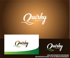Logo Design by alvinnavarra for Quirky Foods Corp. | Design: #32446649