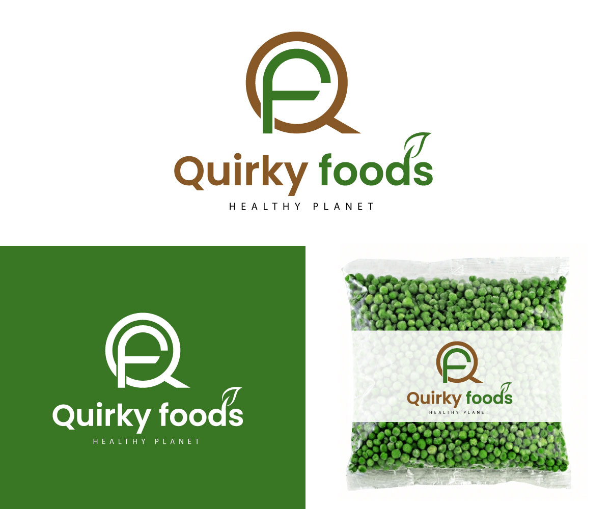Logo Design by Dj Safiee Designs for Quirky Foods Corp. | Design #32467690