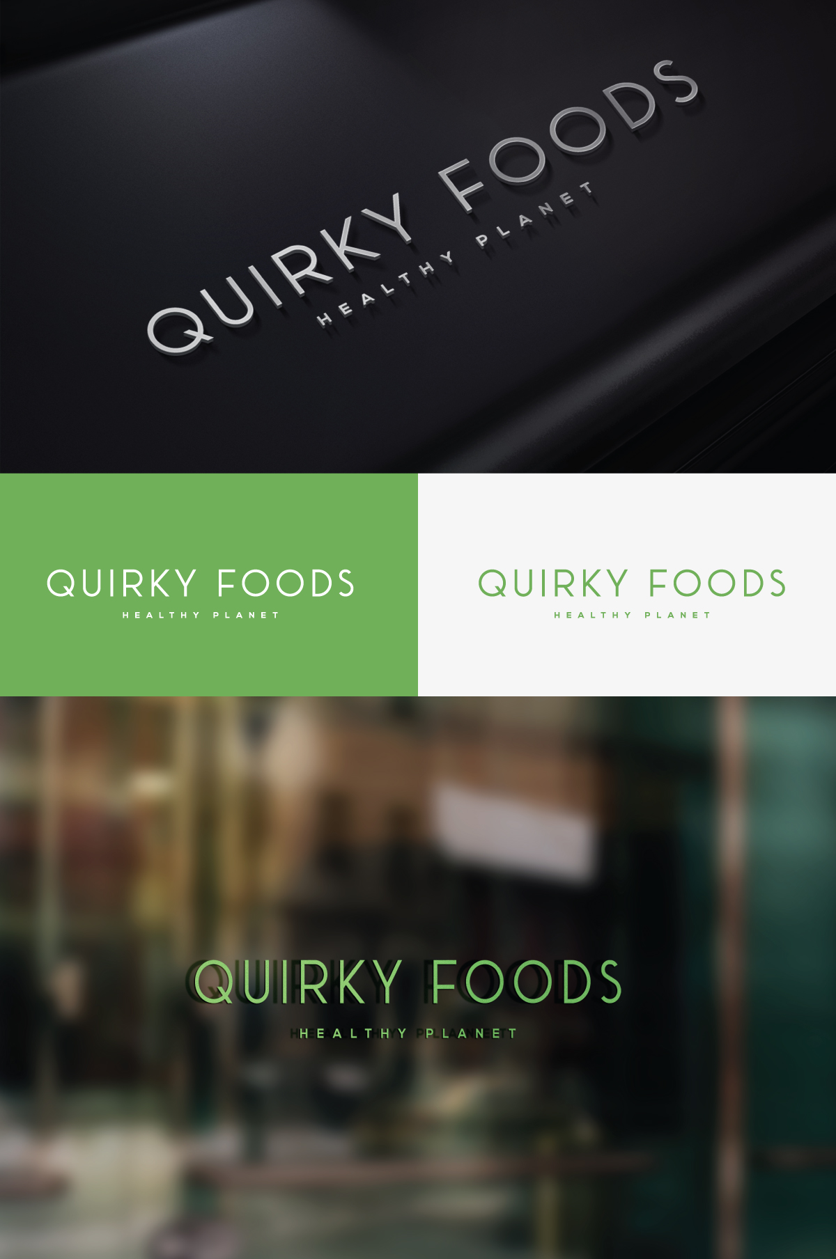 Logo Design by step forward 2 for Quirky Foods Corp. | Design #32431130