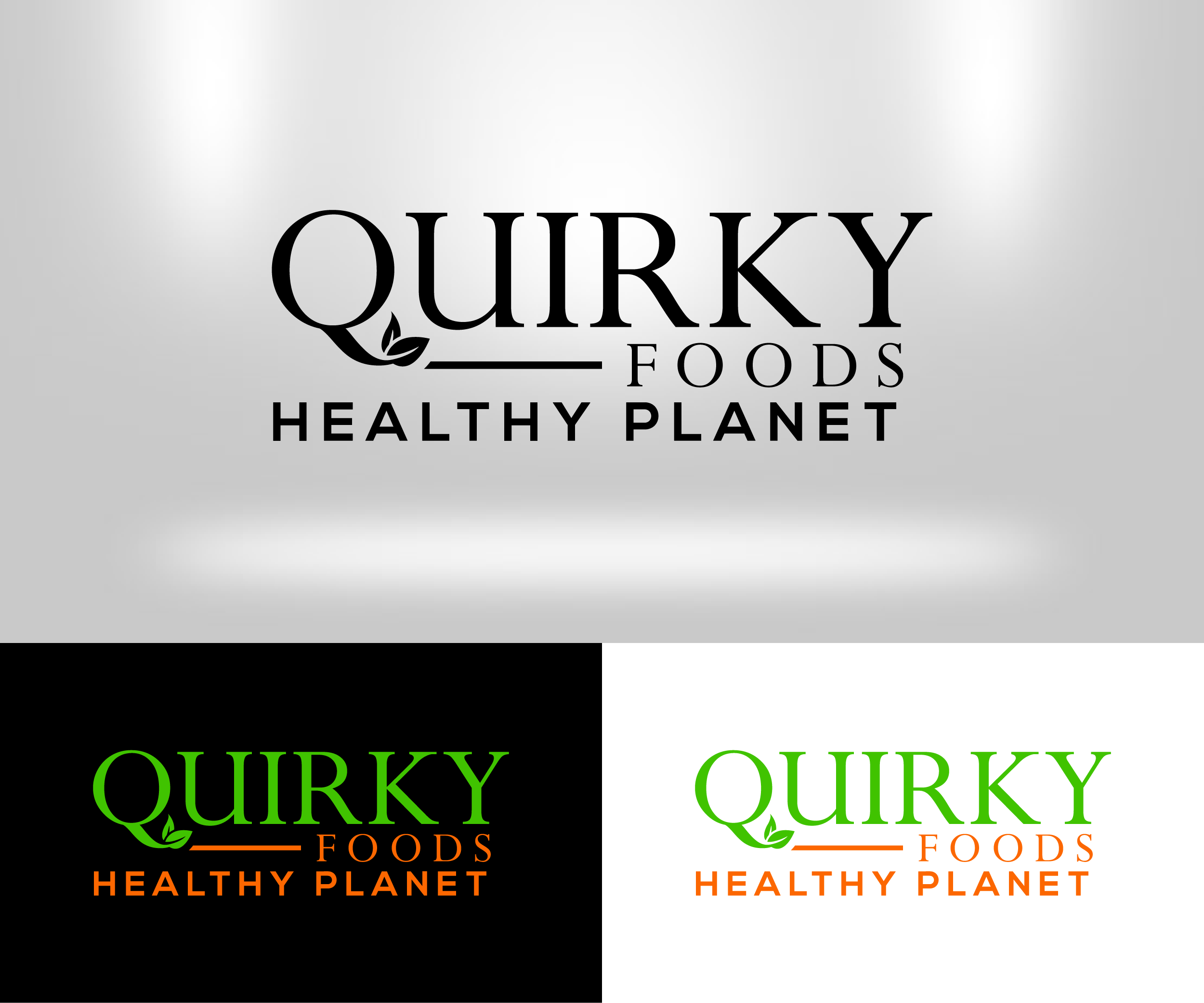 Logo Design by AlphabetZero.co.uk for Quirky Foods Corp. | Design #32437580