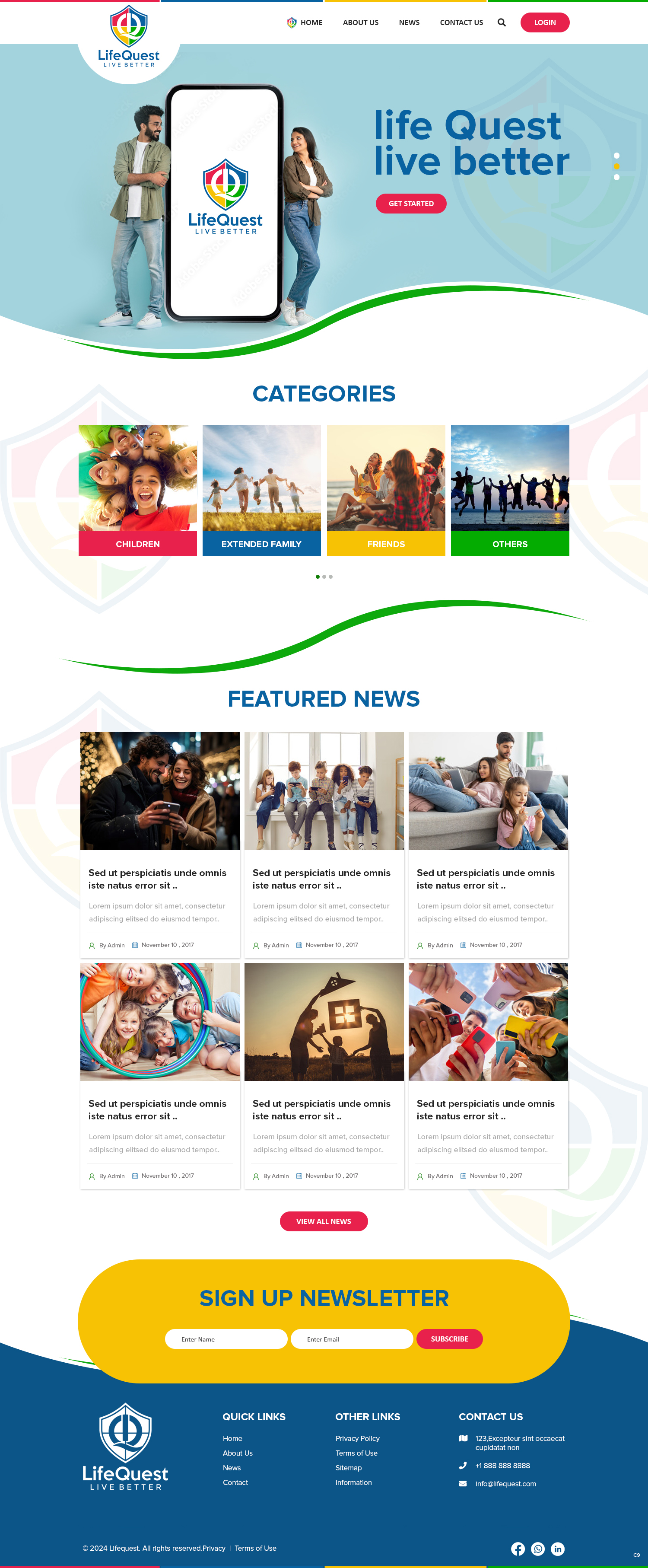 Web Design by pb for LifeQuest Limited | Design #32476428