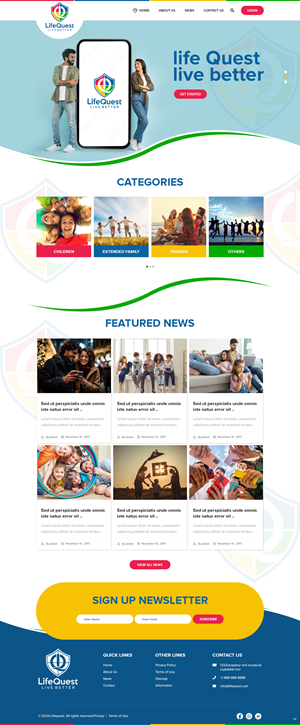 Web Design by pb for LifeQuest Limited | Design: #32476428