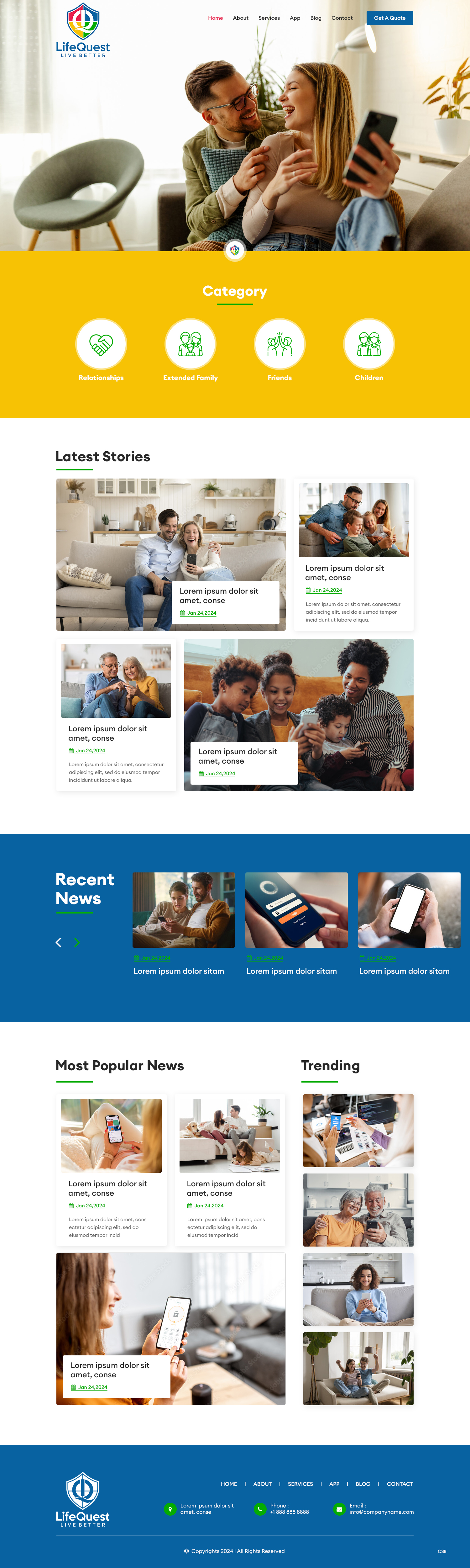 Web Design par pb pour LifeQuest Limited | Design #32476429