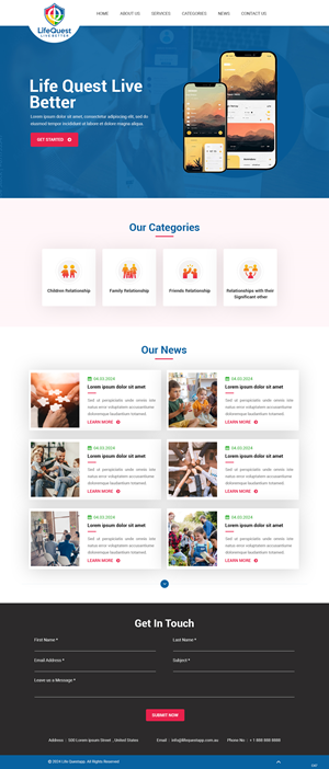 Web Design by pb for LifeQuest Limited | Design: #32476432