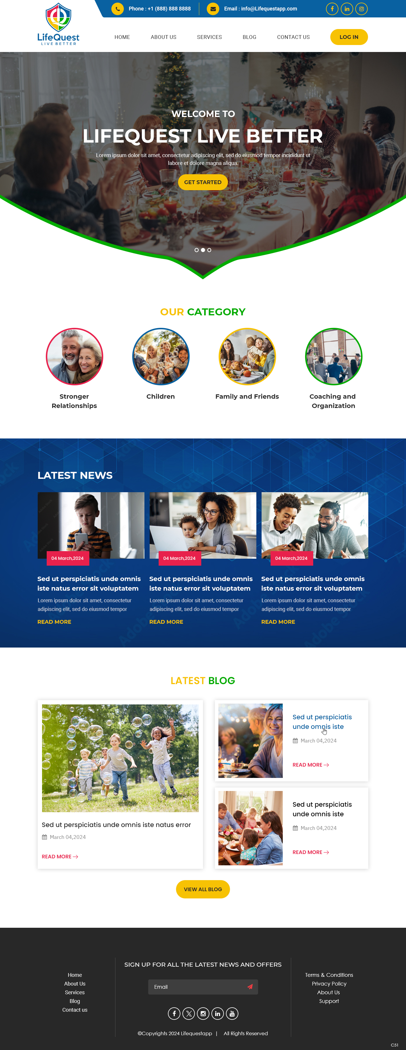 Web Design par pb pour LifeQuest Limited | Design #32476433