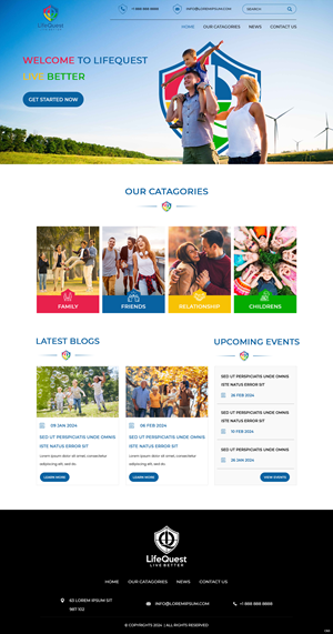Web Design by pb for LifeQuest Limited | Design: #32476444
