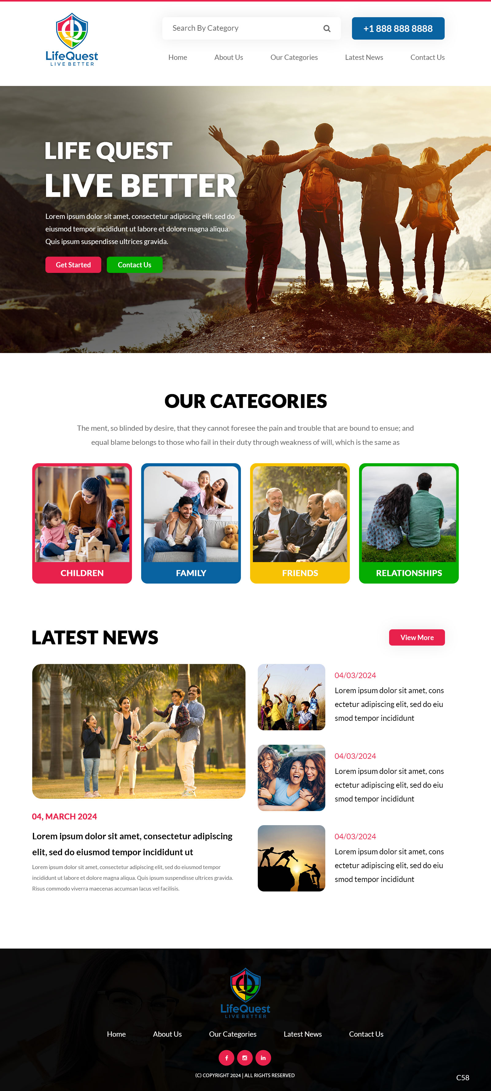Web Design by pb for LifeQuest Limited | Design #32476446