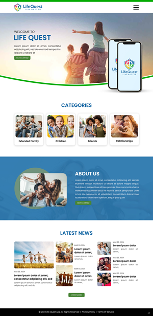 Web Design by pb for LifeQuest Limited | Design: #32476458