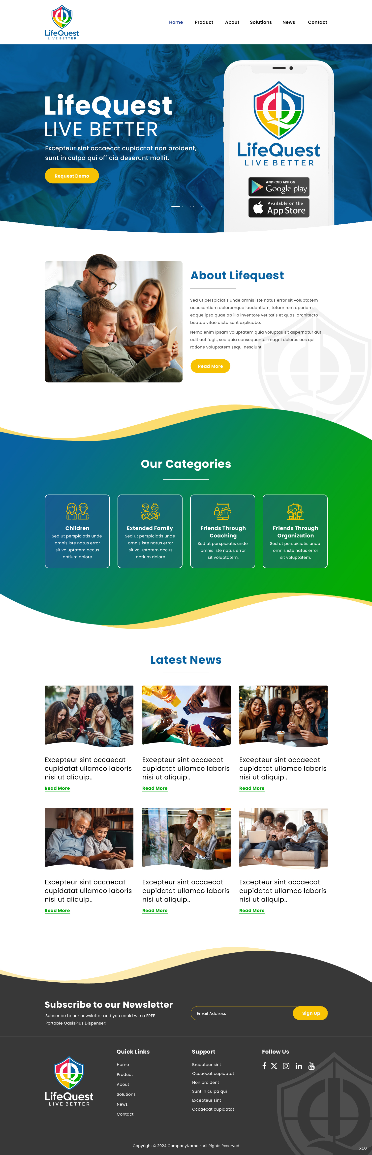 Web Design by pb for LifeQuest Limited | Design #32476470