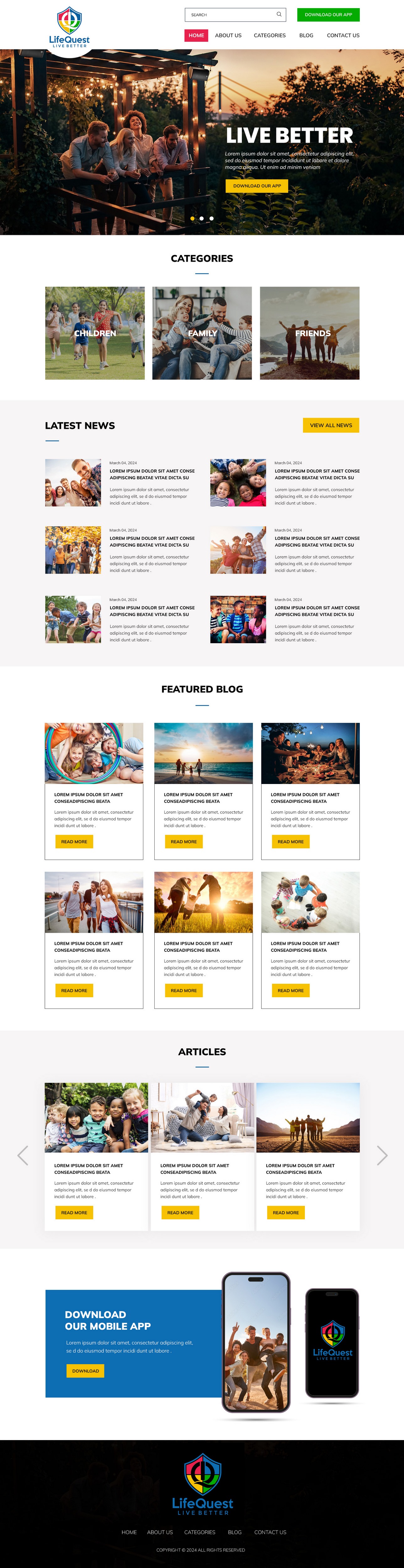 Web Design par pb pour LifeQuest Limited | Design #32476471