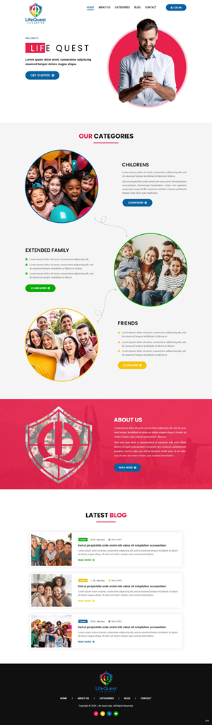 Web Design by pb for LifeQuest Limited | Design: #32484519