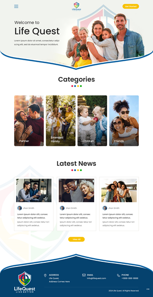 Web Design by pb for LifeQuest Limited | Design: #32484521