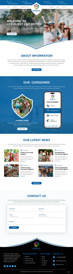 Web Design by pb for LifeQuest Limited | Design: #32484522