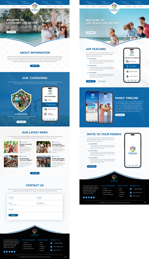 Web Design by pb for LifeQuest Limited | Design: #32492231