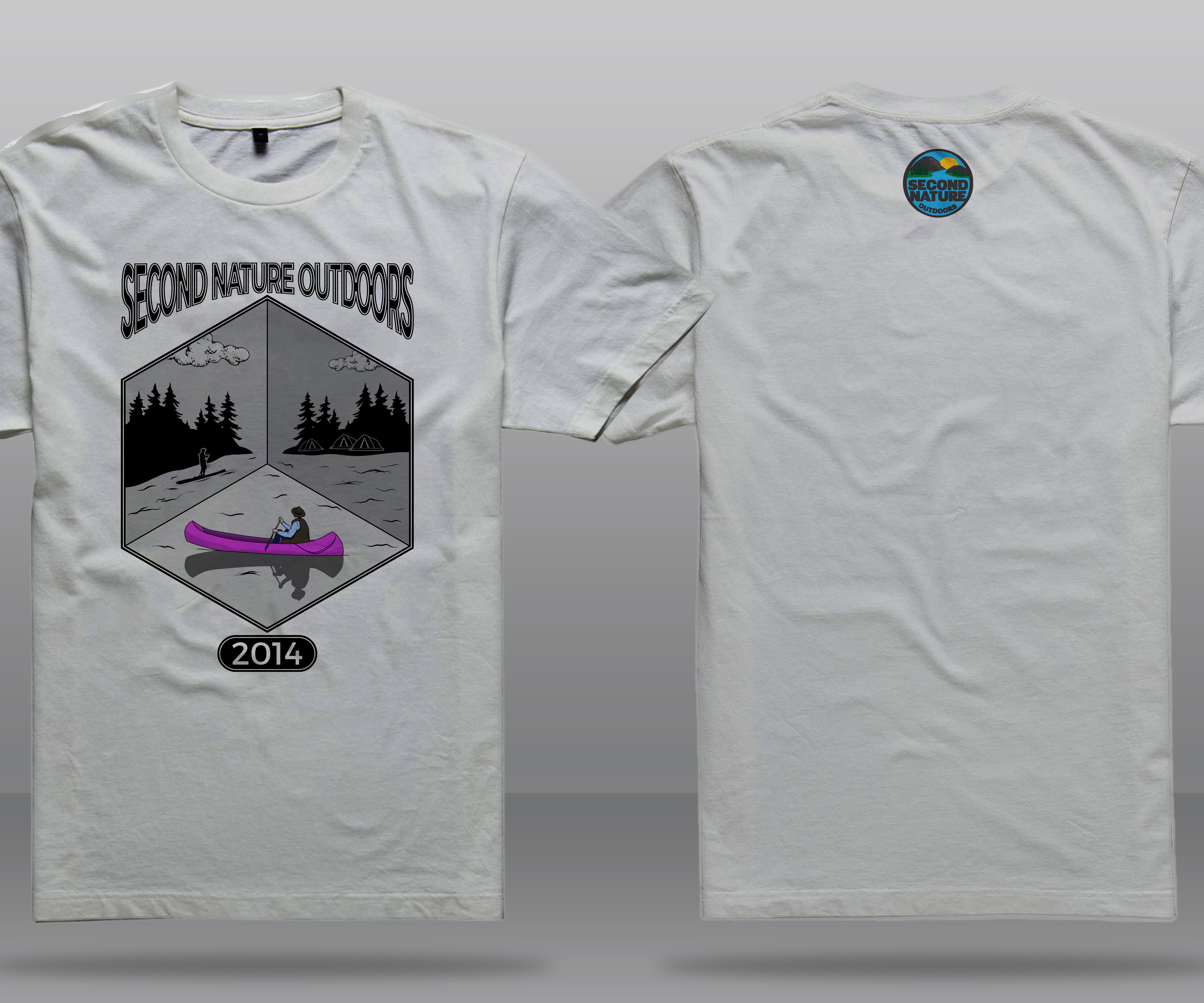 T-Shirt-Design von Wiratarart für Second Nature Outdoors Inc. | Design #32477609