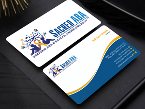 Visitenkarten-Design von Innovative Graphix für Sacred ABA LLC.  | Design: #32428106