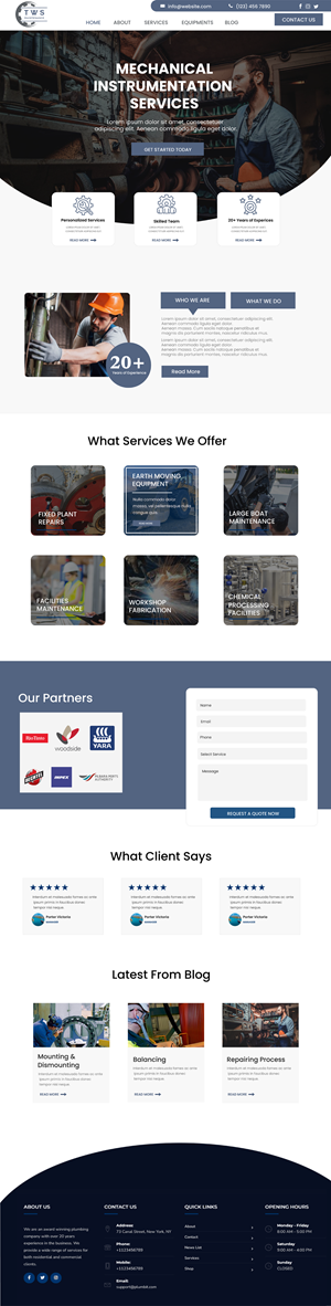 Web Design by WahDesign for TWS Maintenance Services PTY LTD | Design: #32479164