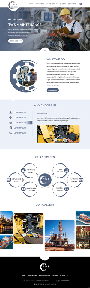 Web Design by pb for TWS Maintenance Services PTY LTD | Design: #32463538