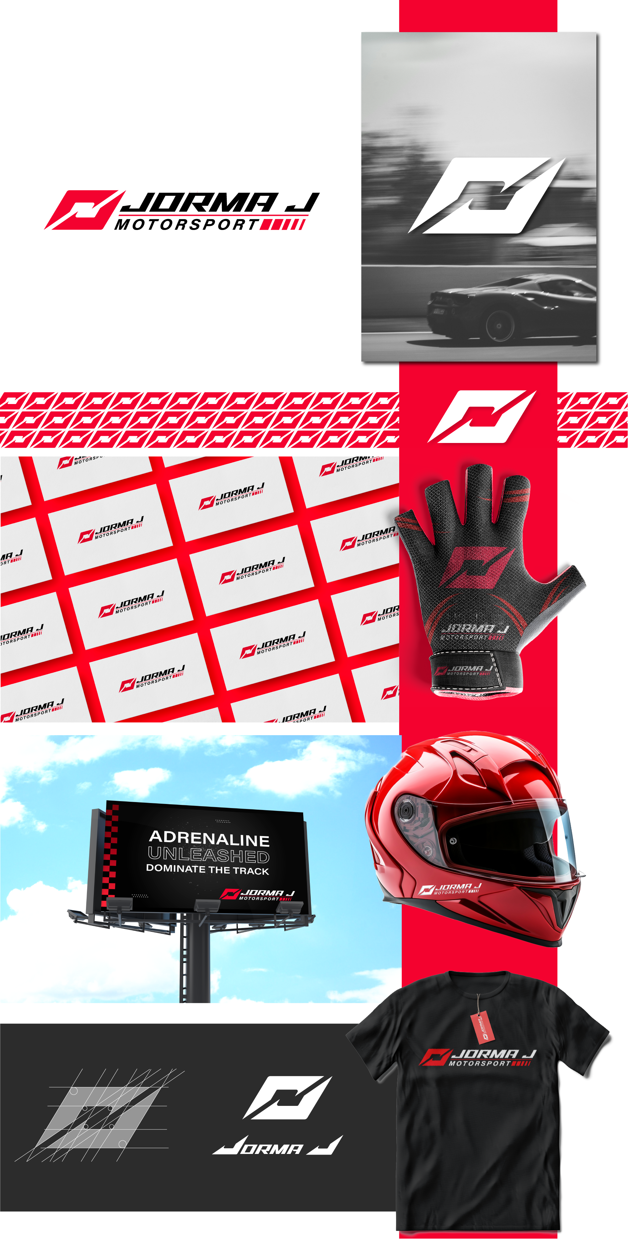 Diseño de Logo por Grapismo Brand Studio para Jorma J Motorsport | Diseño #32433347