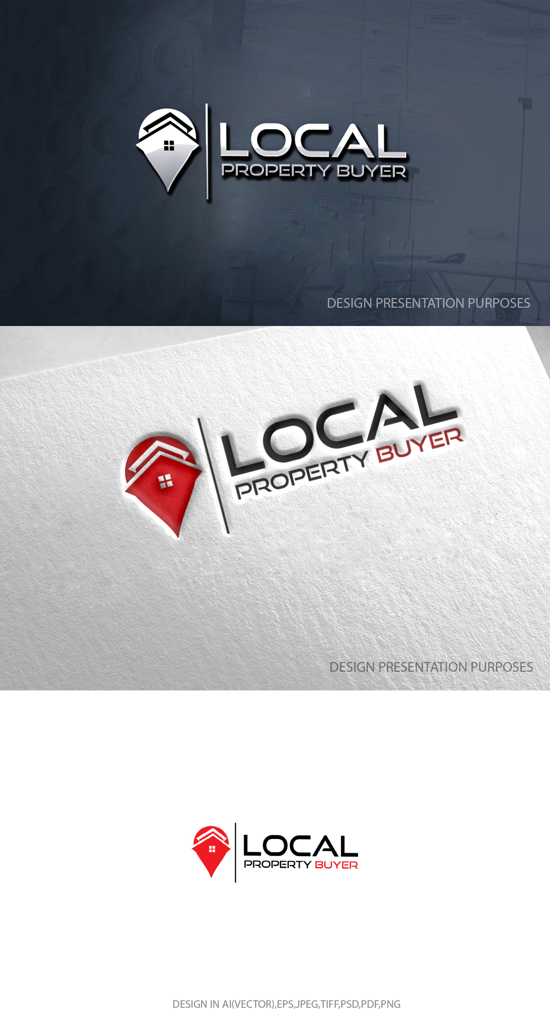 Logo Design by zebronicgraphic for Local Property Buyer | Design #32434368