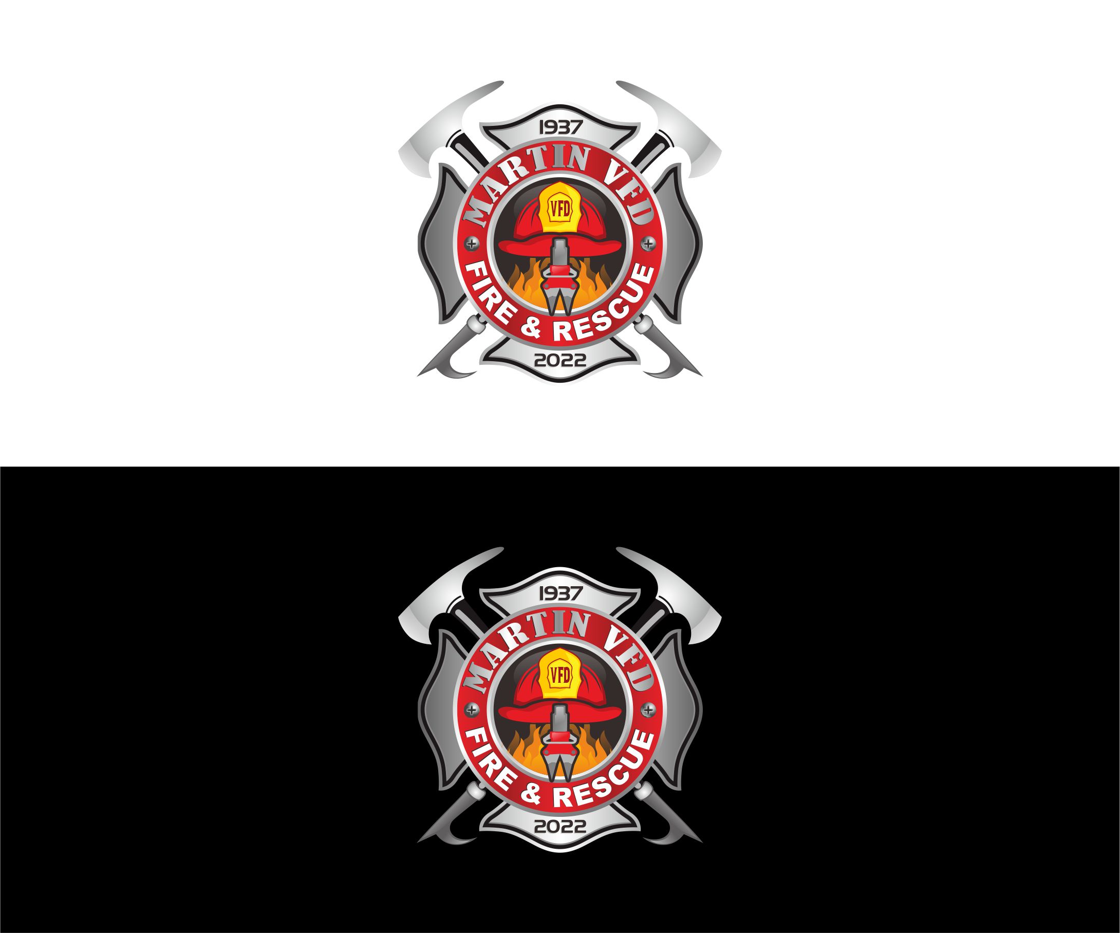 Logo Design by alkaline for Martin VFD | Design #32440476