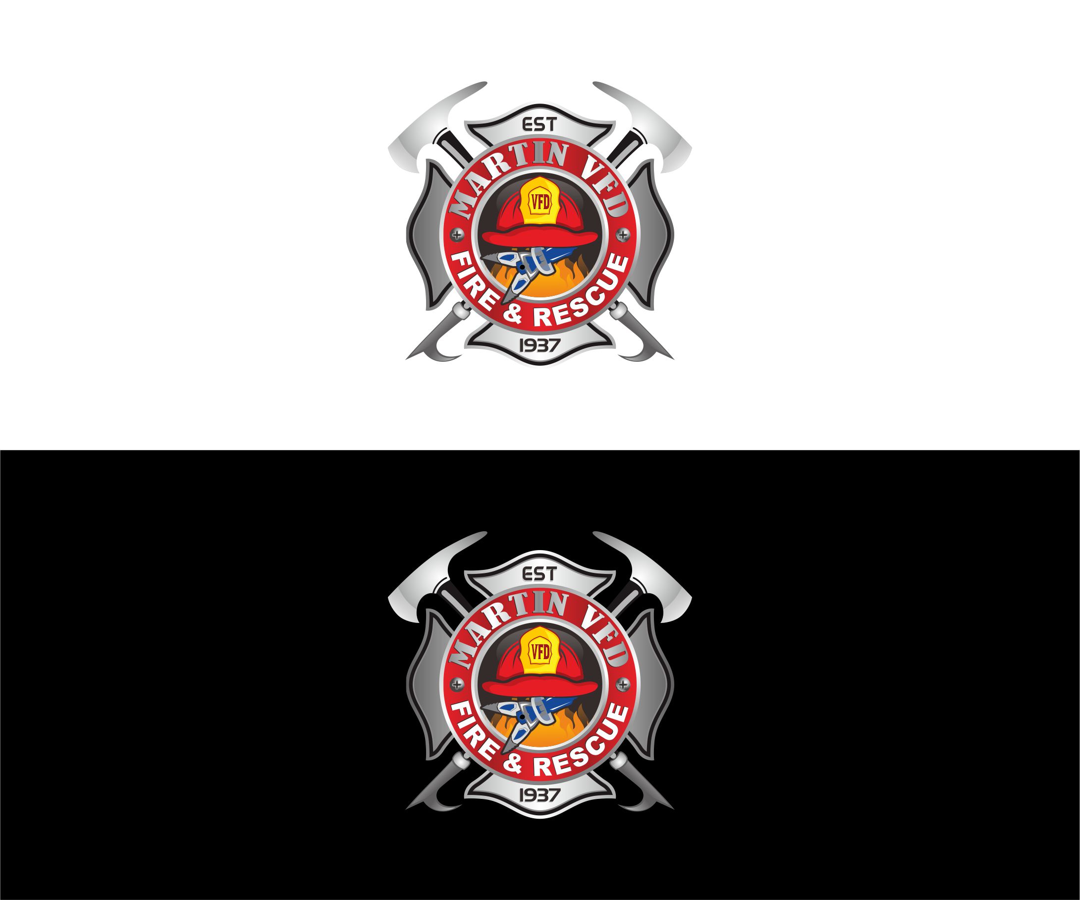 Logo Design by alkaline for Martin VFD | Design #32443866